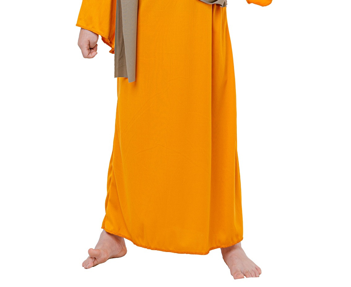 Role play-set for kids Orange Shepherd (robe with sash, bandana), size 110/120 cm
